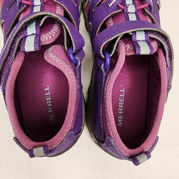 Merrell Hydro H2o Hiker Sandal Berry Purple Size 2 - Picture 8 of 11